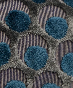 Liberty Fabrics Ottoman Spot Cut Velvet Fabric In Lichen