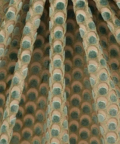 Liberty Fabrics Ottoman Spot Cut Velvet Fabric In Lichen