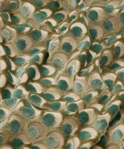 Liberty Fabrics Ottoman Spot Cut Velvet Fabric In Lichen