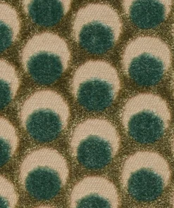 Liberty Fabrics Ottoman Spot Cut Velvet Fabric In Ointment Rose & Thorn