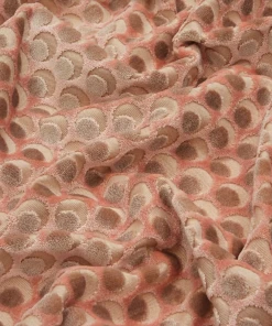 Liberty Fabrics Ottoman Spot Cut Velvet Fabric In Ointment Rose & Thorn