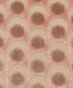 Liberty Fabrics Ottoman Spot Cut Velvet Fabric In Pewter