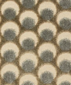 Liberty Fabrics Ottoman Spot Cut Velvet Fabric In Pewter