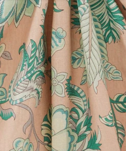 Liberty Fabrics Palampore Trail Landsdowne Linen In Lichen