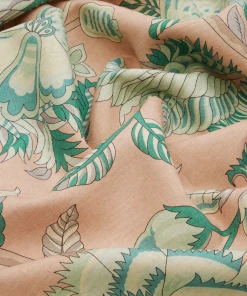 Liberty Fabrics Palampore Trail Landsdowne Linen In Pewter Blue