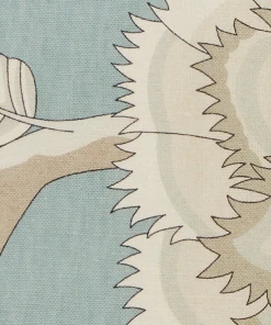 Liberty Fabrics Palampore Trail Landsdowne Linen In Pewter Blue