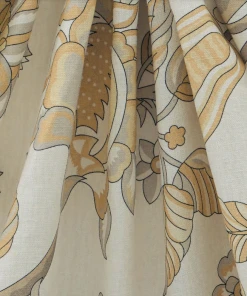 Liberty Fabrics Palampore Trail Landsdowne Linen In Pewter