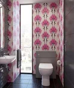 The Graduate Collection New Showgirls Wallpaper Metallic Pink & Cream