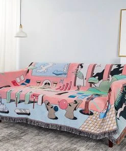 Memphis To Miami Stray Studio Blankets And Throws - Dante