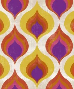 Mind The Gap Ottomon Pattern Wallpaper