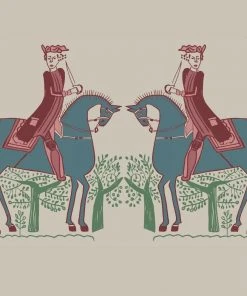 Annika Reed Studio New Redcoat Wallpaper - Stone | Nature & Animals Wallpaper | The Little Yard Collection 10 Annika Reed Studio New Redcoat Wallpaper - Stone