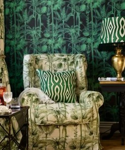 Mind The Gap Linen Fabrics, Palmera Cubana