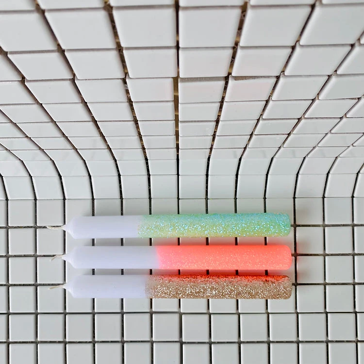 Pink Stories Dip Dye Glitter Anniversary Gift Set - Boxed Set of 3 Candles | Bohemian Dream Collection 5 Pink Stories Dip Dye Glitter Special Anniversary - Boxed Set Of 3 New