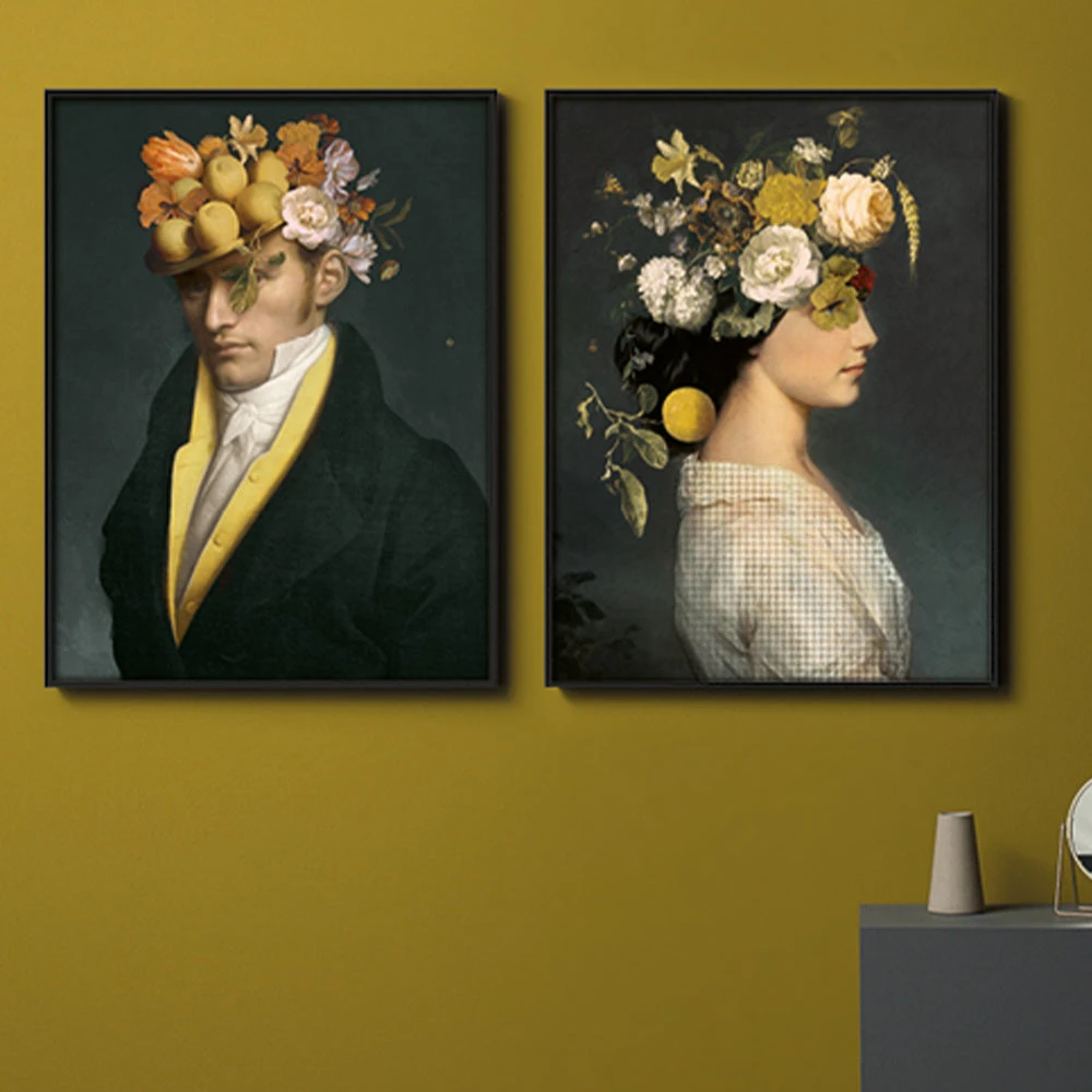 Ibride Collector Portrait - ABEL Medium Les Jardins Royaux | Luxury Wall Art & Home Decor 6 Ibride Collector Portrait - ABEL Medium Les Jardins Royaux