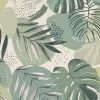Brand Mckenzie Abstract Jungle Wallpaper, Leaf Green