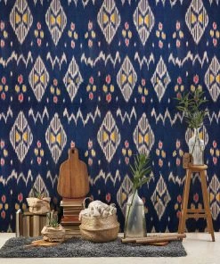 Mind The Gap Indigena Adras Ikat Wallpaper