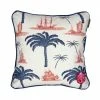 Mind The Gap Aegean Linen Cushion