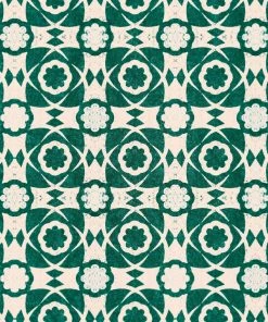 Mind The Gap Aegean Tiles Red Wallpaper Blue Skies Ahead