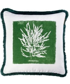 Mind The Gap Havana Tropicana Algae I / Palmera Cubana Linen Cushion