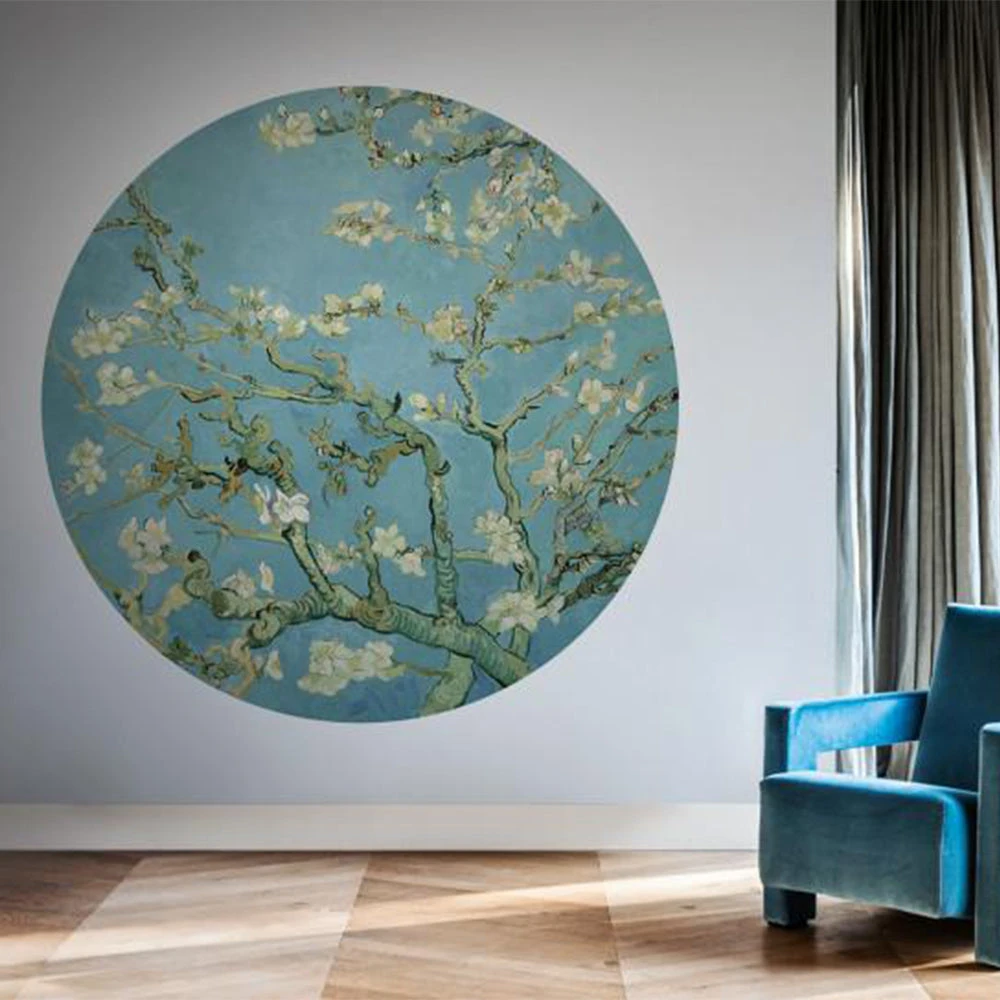 BN Les Jardins Royaux Van Gogh Almond Blossom Wallpaper Circles | Floral Wallpaper Murals for Home Decor 3 BN Les Jardins Royaux Wallpaper Circles Van Gogh Almond Blossom