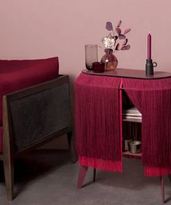 Ibride Baby Alpaga Fringed Bedside Table