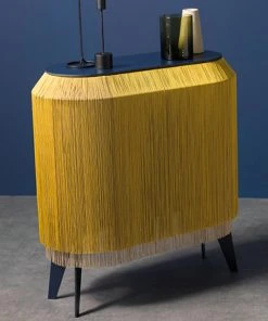 Ibride Baby Alpaga Fringed Bedside Table