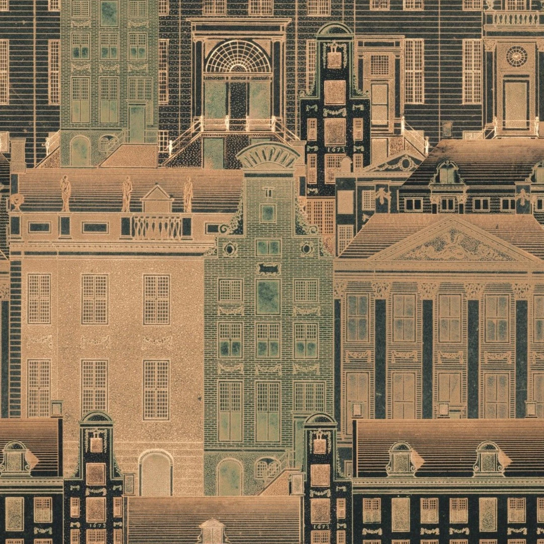 Mind The Gap Amsterdam Wallpaper - Unique Drawing & Illustrative Design for Home Decor 7 Mind The Gap Amsterdam Wallpaper