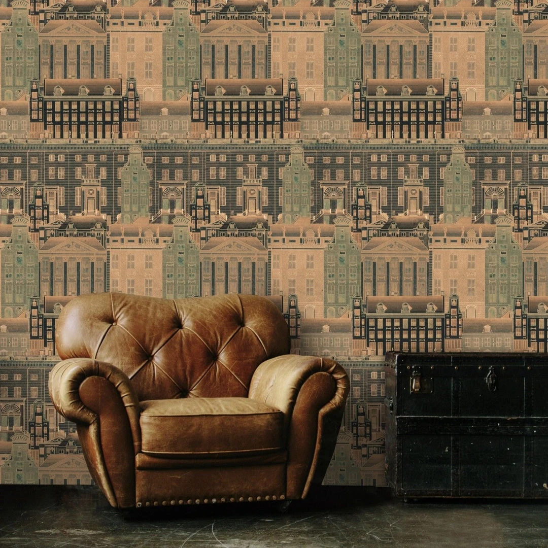 Mind The Gap Amsterdam Wallpaper - Unique Drawing & Illustrative Design for Home Decor 8 Mind The Gap Amsterdam Wallpaper