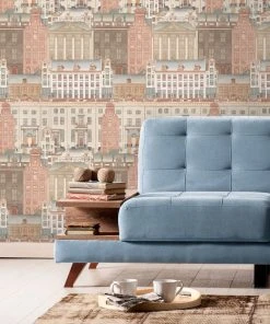 Mind The Gap Wallpaper & Paint Amsterdam Neutral Wallpaper