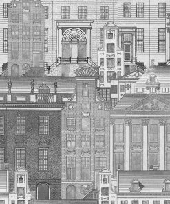 Mind The Gap Amsterdam Wallpaper - Unique Drawing & Illustrative Design for Home Decor 10 Mind The Gap Amsterdam Wallpaper