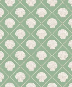 Annika Reed Studio New Aphrodite Wallpaper - Sea Green