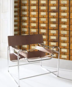 Mind The Gap Apothecary Wallpaper