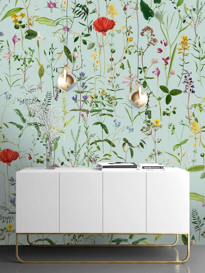 Mind The Gap New Aquafleur Anthracite Floral Wallpaper - Nature & Animals Design 8 Mind The Gap New Aquafleur Anthracite Wallpaper