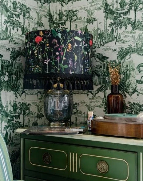 Mind The Gap Drum Lampshades Aquafleur Rose & Thorn - Elegant Lighting for Modern Homes 4 Mind The Gap Drum Lampshades Aquafleur Rose & Thorn