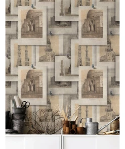 Mind The Gap Arabian Monuments Neutral Wallpaper