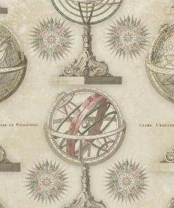 Mind The Gap Armillary Wallpaper