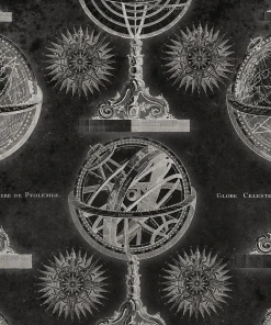 Mind The Gap Armillary Wallpaper