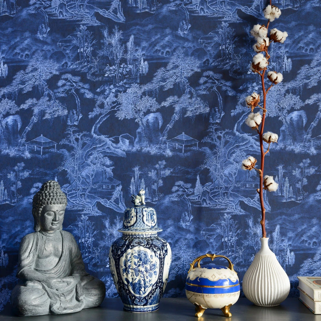 Mind The Gap Asian Scenery Wallpaper - Premium Heritage Design for Home Decor 4 Mind The Gap Asian Scenery Wallpaper