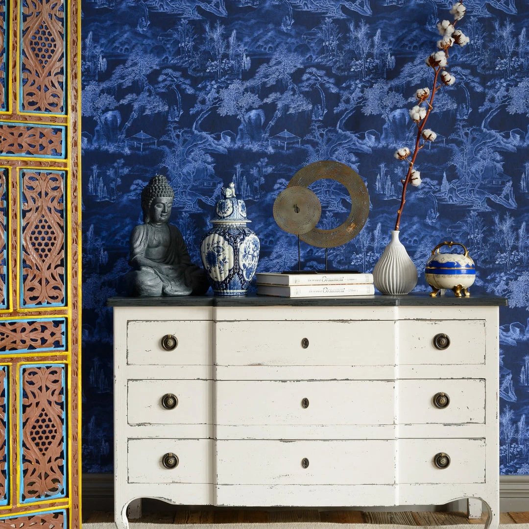 Mind The Gap Asian Scenery Wallpaper - Premium Heritage Design for Home Decor 5 Mind The Gap Asian Scenery Wallpaper