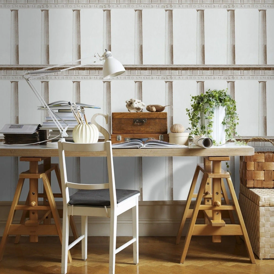 Mind The Gap Athena Anthracite Wallpaper - Premium Drawing & Illustrative Wallpaper for Modern Homes 6 Mind The Gap Wallpaper & Paint Athena Anthracite Wallpaper