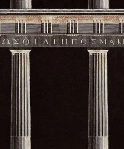 Mind The Gap Wallpaper & Paint Athena Anthracite Wallpaper