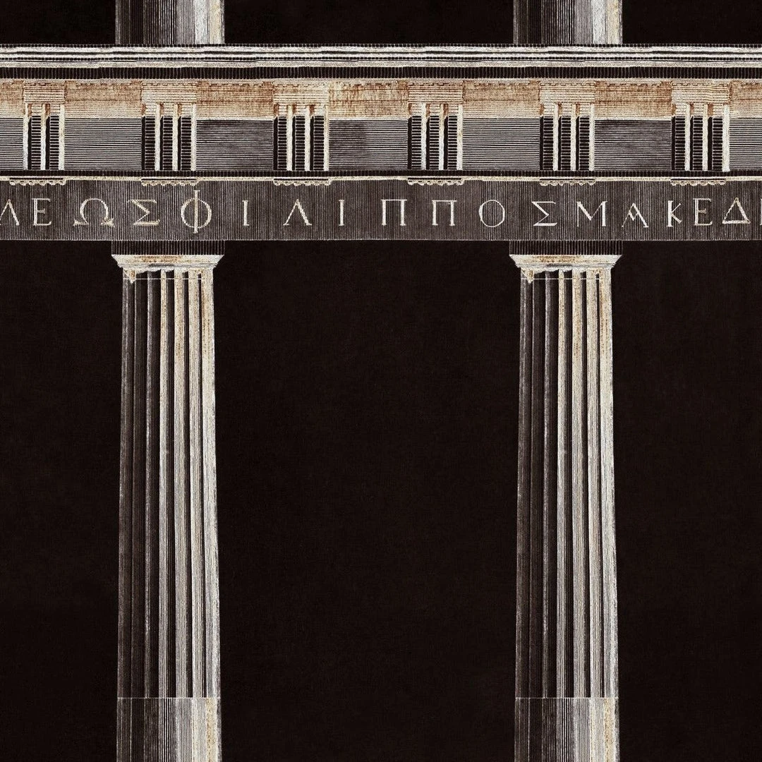 Mind The Gap Athena Anthracite Wallpaper - Premium Drawing & Illustrative Wallpaper for Modern Homes 3 Mind The Gap Wallpaper & Paint Athena Anthracite Wallpaper