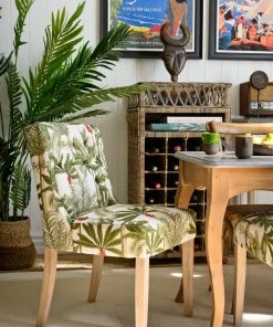 Havana Tropicana Mind The Gap Linen Fabrics, Madagascar