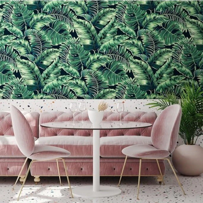 Brand Mckenzie Banana Leaves Max Wallpaper - Leaf Green | Tropical Nature Wallpaper 3 Brand Mckenzie Banana Leaves Max Wallpaper, Leaf Green