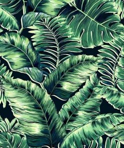 Brand Mckenzie Banana Leaves Max Wallpaper - Leaf Green | Tropical Nature Wallpaper 7 Brand Mckenzie Banana Leaves Max Wallpaper, Leaf Green