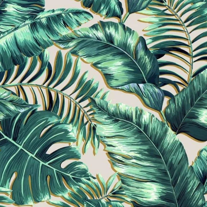 Brand Mckenzie Banana Leaves Wallpaper Blush Pink - Memphis to Miami Collection 4 Brand Mckenzie Banana Leaves Wallpaper Blush Pink Memphis To Miami