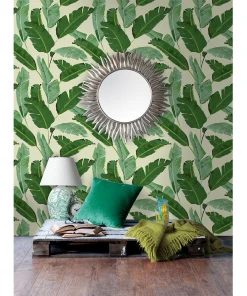 Mind The Gap Banana Leaves Wallpaper Havana Tropicana