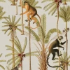 Mind The Gap Barbados Taupe Wallpaper - Tropical Trees & Leaves Design 2 Mind The Gap Barbados Taupe Wallpaper