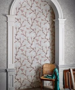BN Les Jardins Royaux Van Gogh Wallpaper 'Sprig Of Flowering Almond' Spring Green