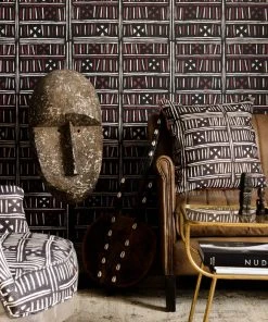 Mind The Gap Bogolanfini Wallpaper Indigena